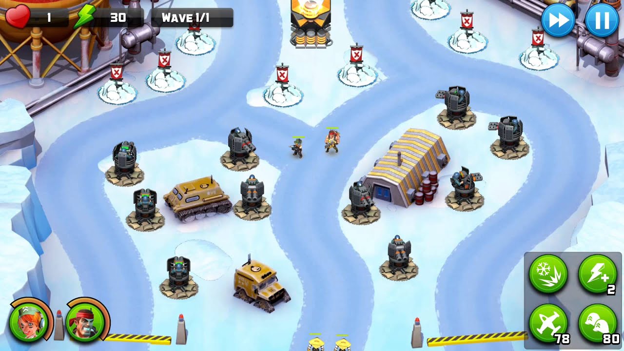 Alien Creeps TD Walkthrough Level 29 Chill Mill for 5 stars Spec Ops gameplay