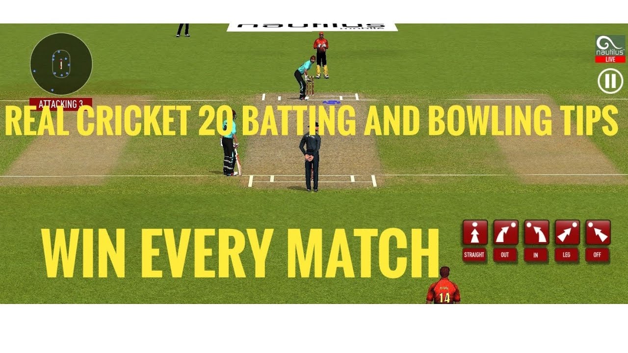 real cricket 20 batting and bowling tips - YouTube