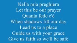 Celine Dion ft Andrea Bocelli The Prayer Lyrics  - Durasi: 4:25. 