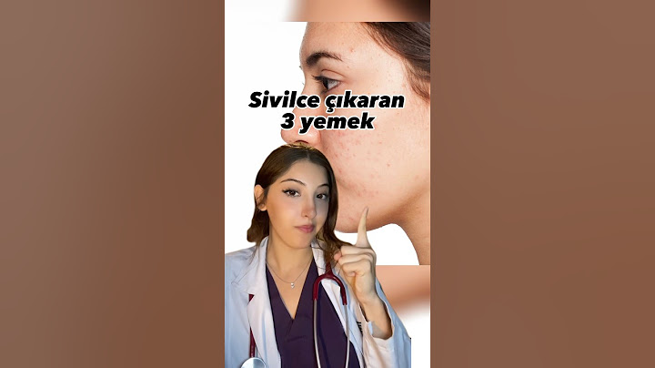 Sivilce çıkaran 3 besin maddesi - Cilt bakımı #doktor #yağlıcilt #sivilce