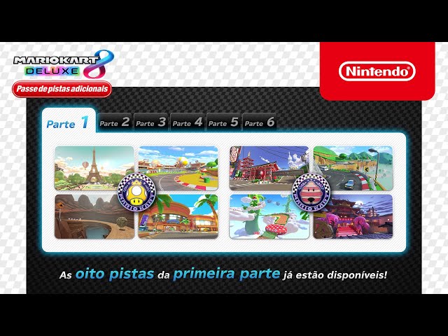 Mario Kart 8 Deluxe revela leva final de pistas adicionais e novos