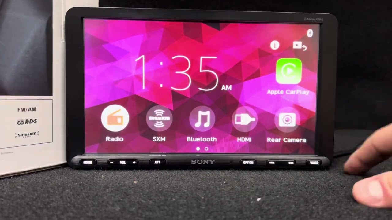 Sony® XAV-AX8100 CarPlay/ Android Auto Media Receiver 8.95