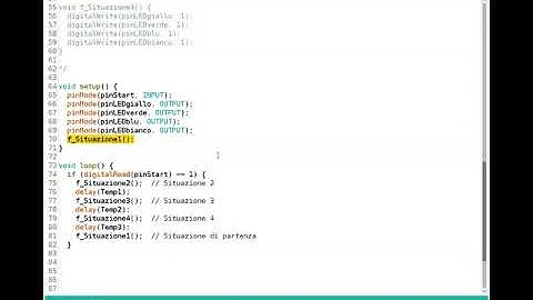 Arduino - Come sviluppare un progetto 11 - Programma - La loop con funzione parametrica