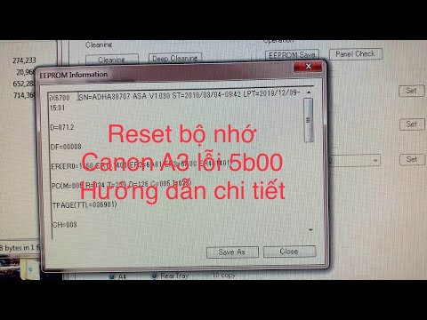 Video Hướng dẫn reset bộ nhớ máy canon... - youtube