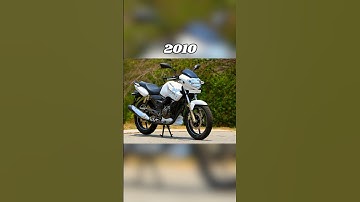 evolution of Tvs apache (2005-2025) #shorts