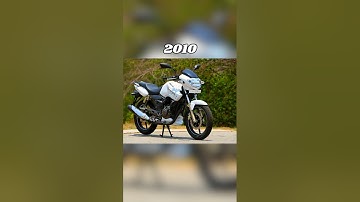 evolution of Tvs apache (2005-2025) #shorts