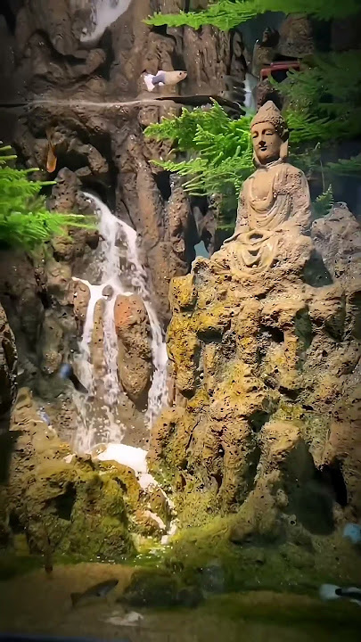 Some aquariums have sand waterfalls #art #aquarium #waterfall
