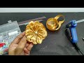 MEMBUAT BUNGA AQUILEGIA DARI PITA SATIN l HOW TO MAKE A AQUILEGIA FLOWER #VLOG17