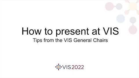 VIS2022 -- How to Give a talk in short time.