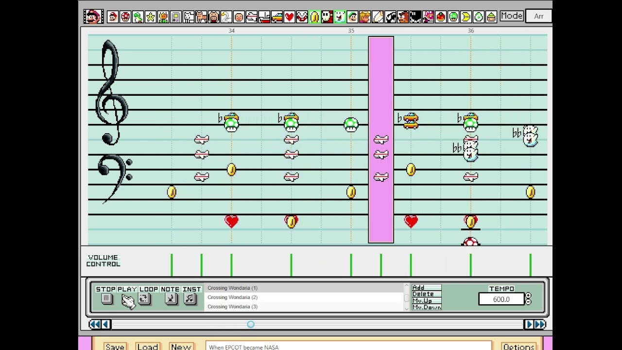 Mario Paint | Crossing Wondaria - Kirby and the Forgotten Land + Star-Crossed World