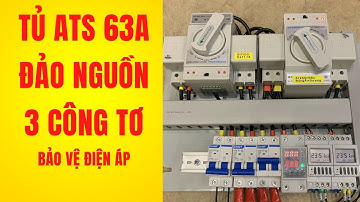 Tủ đảo nguồn tự động 3 công tơ có bảo vệ điện áp | Tu Dien DITICO
