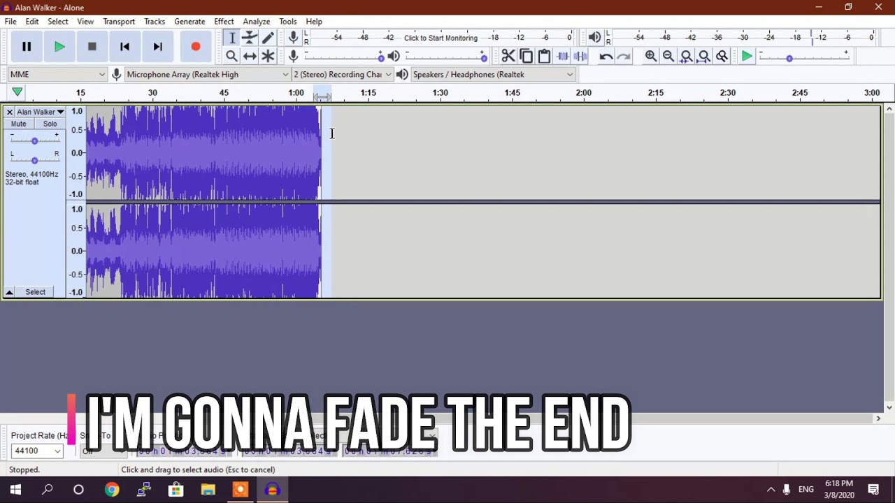 AUDACITY Music Editing Basics