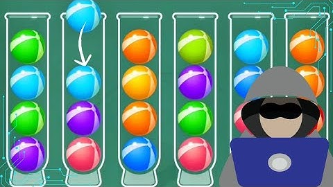 Ball Sort Color by Kru Chan in the victory stage (161-175)