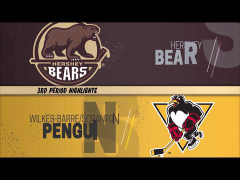 Hershey Bears 5 at Wilkes-Barre/Scranton Penguins 3 (1/19/2019)