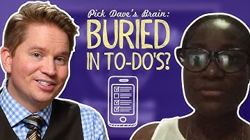 So many tasks, so little time. Here