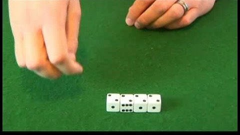 How to Play Bar Dice : Bar Dice: Hands to Improve On