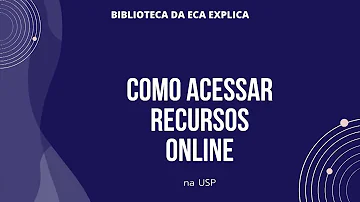 Como acessar a biblioteca USP?