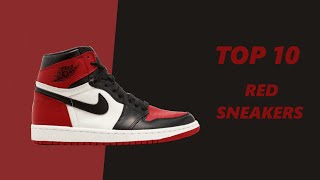 TOP 10 Red sneakers ( 2022 )