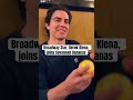 Broadway Star, Derek Klena, joins Savannah Bananas #shortsfeed#savannahbananas#bananaball#broadway