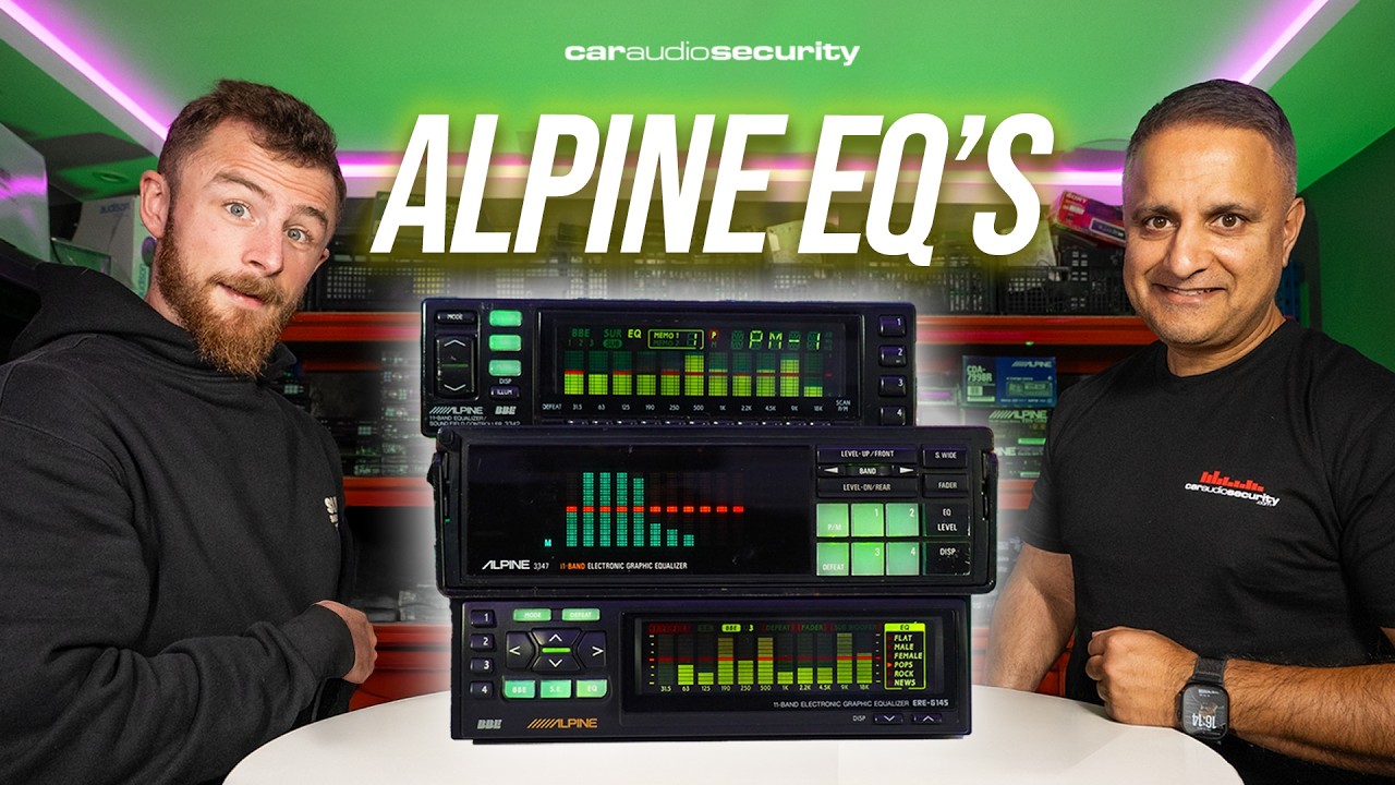 3 Of The BEST Retro Alpine Equalisers you can Buy Today! | Car Audio & Security