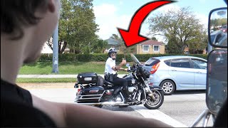Asking Miami Motorcycle Cop to Race! (10 Weeks | 10,000 Miles | EP. 1)