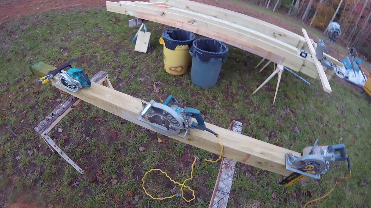 Cutting a 6x6, (Prazi Beam Cutter) YouTube