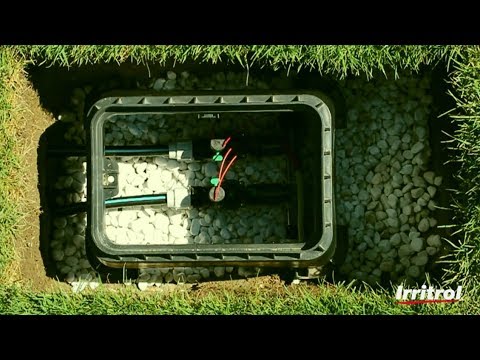 How to Install an Irrigation Valve Box - YouTube