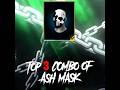 Ash White Mask Dress Combination