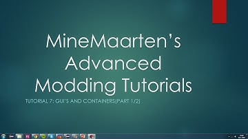 Advanced Modding Tutorials: Part 7, GUI