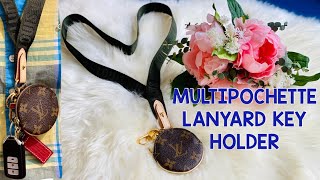 Louis Vuitton Pre-loved Multipochette Lanyard Key Holder