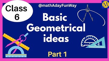 Class 6 Maths | Basic Geometrical Ideas| Part 1 #geometry