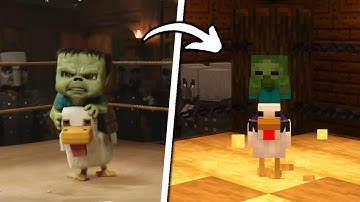 Minecraft: Chicken Jockey Arena Tutorial
