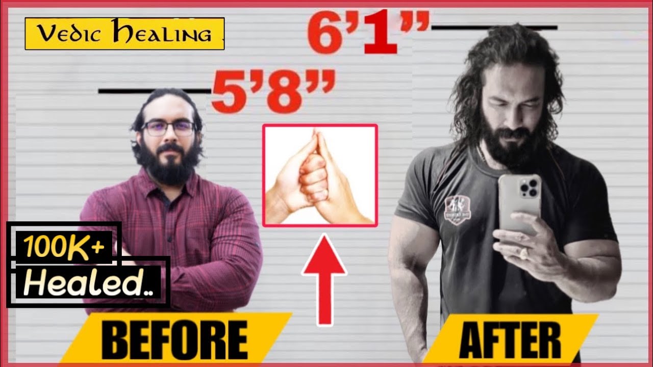 Vedic MUDRA to Increase HEIGHT with 5X Speed 📈 Result in 21 Days (Male & Females)