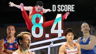 8.4D WORLD HARDEST PARALLEL BARS ROUTINE!