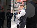 190cm walking in public
