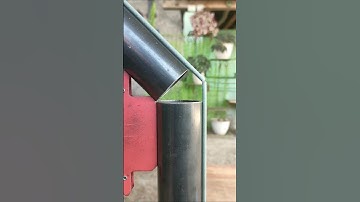 secret trick for cutting pipes at a 60 degree angle on stair railings