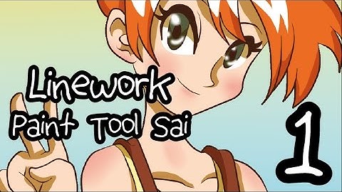 Tutorial Paint Tool Sai - LINEWORK 1 (Entintar con Mouse)