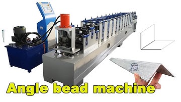 Steel wall angle bar machine | Wall Angle bead machine | V type keel roll forming machine