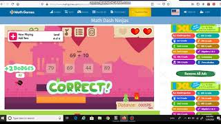 MATH DASH NINJA (GAME OVER VERSION) screenshot 4