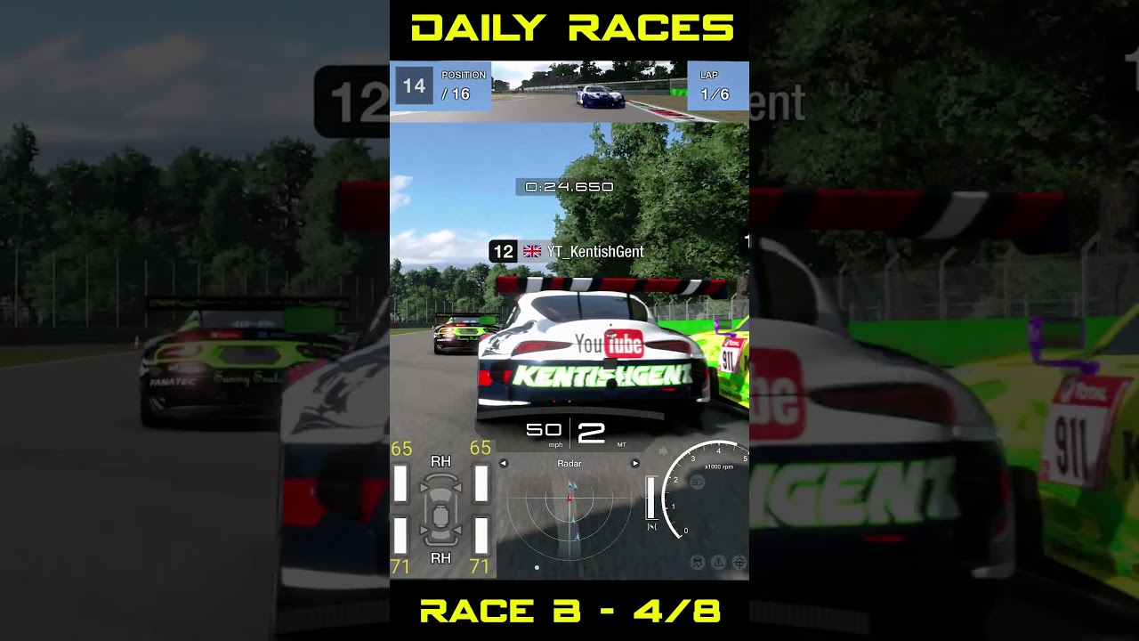 Очень сложная в управлении машина... Огромная трасса и Монца! 