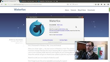 Waterfox web browser as an alternative to Mozilla Firefox for Linux