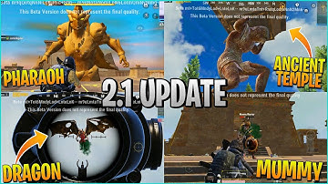 BGMI 2.1 UPDATE - ANCIENT SECRETS ARISE MODE GAMEPLAY ( PUBG MOBILE )