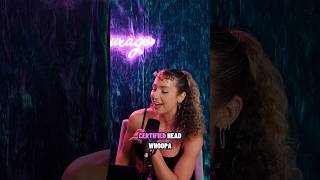 Pro boxer teaches me how to be a certified head whoopa 😂 #curlsandcouragepodcast #boxing #ytshorts