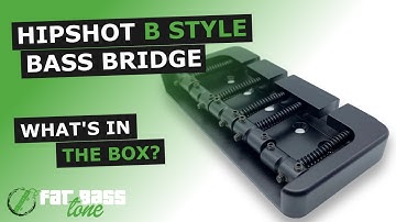 Hipshot B Style Bass Bridge: What’s In The Box (A Close-Up Look)