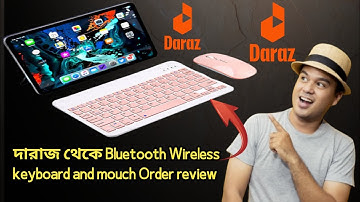 Daraz Shopping Haul experience  review Bangladesh| wireless keyboard and mouse combo review