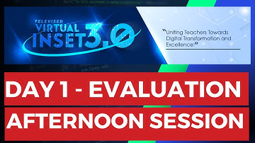 VINSET 3.0 ANSWER KEYS DAY 1 // AFTERNOON SESSION // EVALUATION FORM // CERTIFICATE for DAY 1