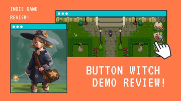 1 min Game Review: The Button Witch - Demo Review Edition -