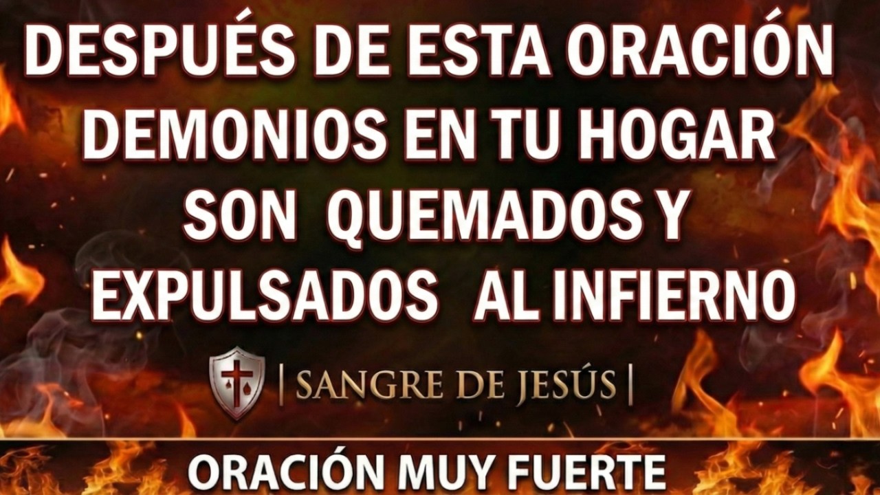 DEMONIOS MALIGNOS son ¡OBLIGADOS a irse de tu HOGAR! | IMPIDE que los MALOS espíritus ENTREN