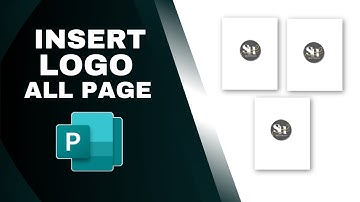 How to Insert a Logo on All page in Microsoft Publisher