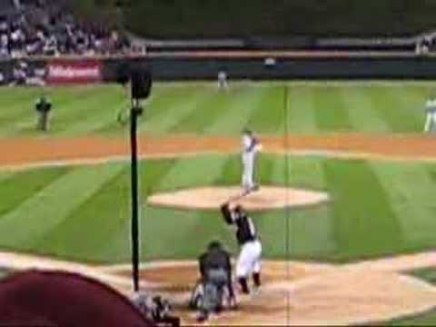 Aaron Laffey striking out Jim Thome